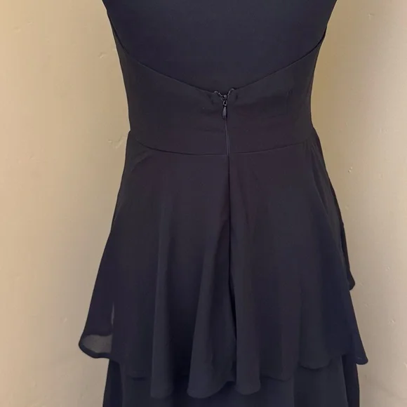 Lulus Delightful Essence Off-the-Shoulder Tiered
Maxi Dress, Black, Size S, NWT - Picture 12 of 16